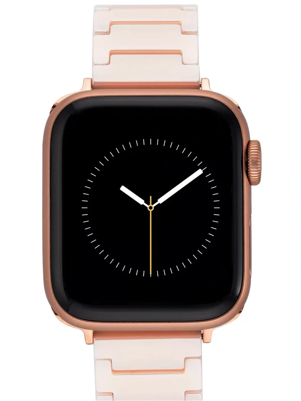 Anne Klein Women's Blush Ceramic Bracelet designed for Apple Watch 38/40/41mm